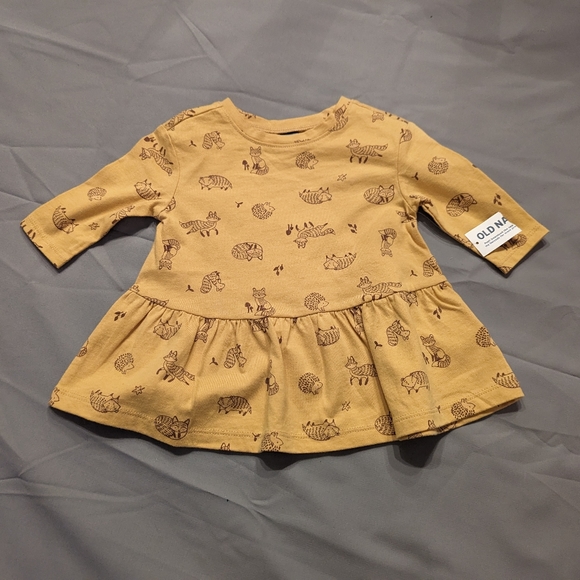Old Navy Critter Dress 0-3M - Picture 1 of 2